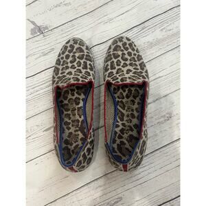 Rothy’s The Loafer Retired Mocha Spot Leopard Size 10
